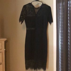 Lulus | Black Lace Dress